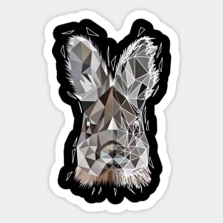 Geometric rabbit Sticker